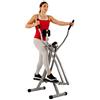 Sunny Health & Fitness ellittica da casa, Cross trainer a basso impatto per la casa, monitor LCD, compatto e pieghevole - SF-E902