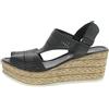 Andrea Conti Damen Sandale, Donna, Nero, 39 EU