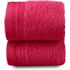 Top Towel - Premium - Asciugamani da bagno - 2 asciugamani viso o bidet - 100% Cotone - 600 Grammi