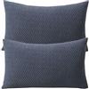 ZZDZW Copri Cuscini 50x70 Per Divano 40x70 Copricuscino 50x80 Elasticizzato Con Cerniera,Federe Moderne Per Camera Da Letto Divano Decorativo Velluto A Coste Elegante(Dark Gray,35 x 65 cm(Set of 2))