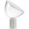 FLOS TACCIA SMALL F6604009 lampada da tavolo a luce indiretta e riflessa in vetro e alluminio bianco opaco