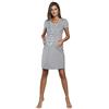 Italian Fashion Camicia da Notte Parto Ospedale | Vestaglia Donna Ospedale | Camicia da Notte Parto | Pigiama Premaman con Chiusura | Vestiti Premaman S-XXL