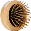 remos professional body care REMOS - Spazzola per capelli mini, pieghevole con perni in legno di faggio, spazzola districante compatta rotonda