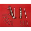 FTF - Fenstertechnik Set di riparazione originale Winkhaus per finestre in plastica composto da supporto angolare, supporto a forbice per le serie aktivPilot autoPilot, incluso kit di fissaggio (argento)