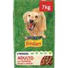 Friskies PURINA FRISKIES Crocchette per Cani Adulti con Manzo, Cereali e Verdure Sacco da 7kg