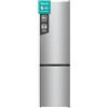 Hisense RB434N4BCE1 Frigorifero Combinato a libera installazione, Total No frost con doppia porta reversibile, Inox Look, Altezza 200 cm, capacità netta 331 L