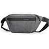 Muzee MARK RYDEN Borsa da petto di grande capacità per uomo, borsa a tracolla per Ipad da 11 pollici, borsa a tracolla impermeabile, zaino piccolo per viaggi, scuola, escursionismo, bicicletta - Grigio