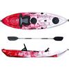 Atlantis Kayak-Canoa SHARK 280 cm Rosso/Bianco - 2 Gavoni - Seggiolino - Pagaia - Portacanna