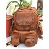 Fatto a mano Zaino uomo GVB Extra Space Large vintage in pelle zaino borsa da viaggio per ...