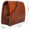 fatto a mano Borsa a mano in pelle a tracolla 16" borsetta donna tote satchel tracolla mes...