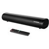 TKMARS Soundbar TV Mini Soundbar Bluetooth per TV con Subwoofer Wireless,Mini Casse per TV con Telecomando/Ingresso Ottico/HDMI/Coax/AUX/RCA/USB e kit di Montaggio a Parete