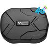Winnes 4G GPS Auto Localizzatore GPS per auto Tracker con Potente Magnetico Lungo tempo di standby Tracciamento Veicolo Track in tempo reale impermeabile Anti-perso con APP Gratuita