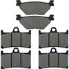 Cnornus Pastiglie Freno Anteriore e Posteriore per Yamaha TDM 900 TDM900 2002-2010 FJR 1300 2001-2004 XV 1700 2003-2005 XV 1900 A Midnight Star 2006-2012 T-Max 530 2012 XP 530 Black Max 2013