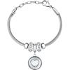 Morellato Drops Bracciale Donna in Acciaio, Cristalli - SCZ1255