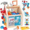 Vanplay Cassetta Attrezzi Bambini Giochi Montessori 3 4 5 Anni Giochi in Legno Per Giochi Bambini 3 4 5 Anno Regali Bambini