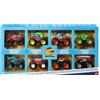 Hot Wheels Monster Trucks - Set da 8 camion die-cast in scala 1:64, con Hero e i personaggi più amati di Monster Trucks Live e della serie YouTube Kids, giocattolo per bambini, 3+ anni, JCW76