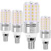 AIMHEIM AIMHEM 4 Pezzi Lampadina LED E14 Dimmerabile 3000K Luce Bianca Calda, 8W Lampada E14 LED Equivalente 80W Lampada Alogena, Nessun Sfarfallio Risparmio Energetico Lampadine Attacco Piccolo E14