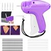 TOGETDREAM Stitchy Quick Clothing Fixer Micro Stitchy Pistola Gun Dispositivo di fissaggio rapido per abbigliamento pistola micro a punta,mini pistola per Vestiti e Trapunte con 5 aghi 1000 aghi in plastica