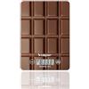 BEPER P102BIL002 Bilancia digitale, Piatto in vetro temperato, Bilancia da cucina con display LCD e tasti touch, Funzione tara, Portata massima 5kg, Spegnimento automatico, Fantasia Cioccolato