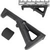 SBGJMY AFG2 Impugnatura Anteriore Angolata,Impugnatura Frontale Triangolare in Nylon Angolata del Sistema Picatinny Rail da 20 mm (Nero)