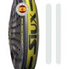 NAYAINOVA Protezione Racchetta Padel - Protettore Racchette Padel Trasparente 35 x 370 mm Leggero, Ruvida e Durevole - Padel Accessori - Made in Spagna - Confezione da 2 Pezzi