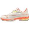 Mizuno Onda Supera la Luce 2, Tennis Donna, Snwwht Fusncorl Sspring, 42 EU