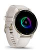 Garmin Venu 2 Plus, Smartwatch AMOLED 1,3, Microfono e cassa, Musica, Garmin Pay, +25 App sport, GPS, Cardio, SpO2 (Cream Gold & Ivory)