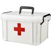 WANGZAIZAI Scatola Medicinali Cassetta Pronto Soccorsi per Conservare i Medicinali Plastica 9,20 x 6,40 x 5,30 pollici / 23 * 17 * 13 cm