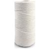 Netuno 1x corda macramè colorata bianco calce 3 mm 100 m corda cotone singola ritorta corda naturale colorata per macramè filo singolo macramè cordoncino colorato filato gomitolo cotone
