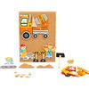 small foot 11573 Gioco con martelletto in Legno e Sughero, con Motivi del Mondo del Cantiere, a Partire dai 6 Anni.