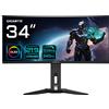Gigabyte Monitor Oled 34'' Gigabyte MO34WQC2 Full HD 3440x1440p/0.03ms/classe G/Nero [MO34WQC2 EK]