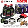 MOTUL - HIFLO - NGK - EBC Tagliando YAMAHA T-MAX 500 2008-2012 Kit Olio FIltri Candele Pastiglie Cinghia