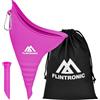flintronic Dispositivo per Minzione Femminile, Riutilizzabile Urinella per Donne, Coni per Pipi Donna in Piedi, Silicone Urinatoio Portatile Adatto per per All'aperto, Campeggio, Viaggio