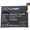 vhbw 1x batteria sostituisce Alcatel TLp029D1 per smartphone cellulare (2800mAh, 3,8V, Li-Poly)