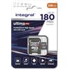 Integral Scheda micro SD da 256 GB, velocità di lettura video 4K, velocità di lettura 180 MB/s e velocità di scrittura 150 MB/s, MicroSDXC A2 C10 U3 UHS-I 180-V30, la nostra scheda di memoria micro SD