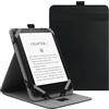 VOVIPO Custodia universale per 6 6.8 7Kindle Paperwhite/colorsoft eReaders,Stand Cover con cinturino compatibile con Kindle/Kobo/Tolino/Pocketbook/Sony 6-6.8-7 pollici ebook readers-Black