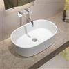 Parama Lavabo da appoggio ovale 57x36,5x15 cm Bianco