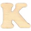 Lettera K in legno 2 cm