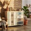 MIlani Home COLORWOOD - mobile 4 cassetti 4 ante