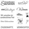 Rayher Clear Stamp Weihnachten/Winter, 96,5X91X3,2Mm, 59841000