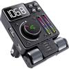 GizmoVine Adattatore Bluetooth Auto, Trasmettitore FM, Supporto PD 30W/Vivavoce/Ruotabile a 180°/Sintonizzatore musicale con Bassi e TRE