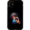 Llego El Boricua Custodia per iPhone 11 Portoricano Rosie Riveter Afro Boricua Queen Crown Tattoo