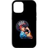 Llego El Boricua Custodia per iPhone 14 Pro Portoricano Rosie Riveter Afro Boricua Queen Crown Tattoo