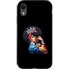 Llego El Boricua Custodia per iPhone XR Portoricano Rosie Riveter Afro Boricua Queen Crown Tattoo