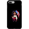 Llego El Boricua Custodia per iPhone 7 Plus/8 Plus Afro Boricua Queen Protesta Contro La Bandiera Portoricana