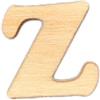 Lettera Z in legno 2 cm
