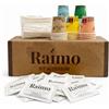 AURACAFFE' Kit 450 Accessori Caffè Completo - 150 Bicchierini Carta Biodegradabili 75 ml + 150 Palettine in Legno Monouso + 150 Bustine di Zucchero Extra Fine + Kit Caffè Per Pausa