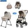 Peg Perego Trio Completo Peg Perego Veloce Astral (Passeggino, Primo Viaggio Slk, Culla Belvedere e Borsa)