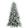 Senza Marca ALBERO DI NATALE INNEVATO 'ALASKA' h.240 cm - base 154 cm / 2436 rami