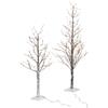 Senza Marca ALBERO TRONCO E RAMI INNEVATI CON LUCI LED h. 210 cm - 306 luci led